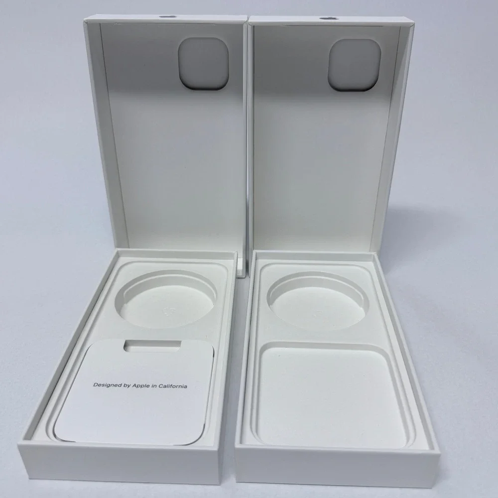 Apple iPhone 13 Empty Retail Boxes Lot of 2 Blue and Midnight -BOX ONLY